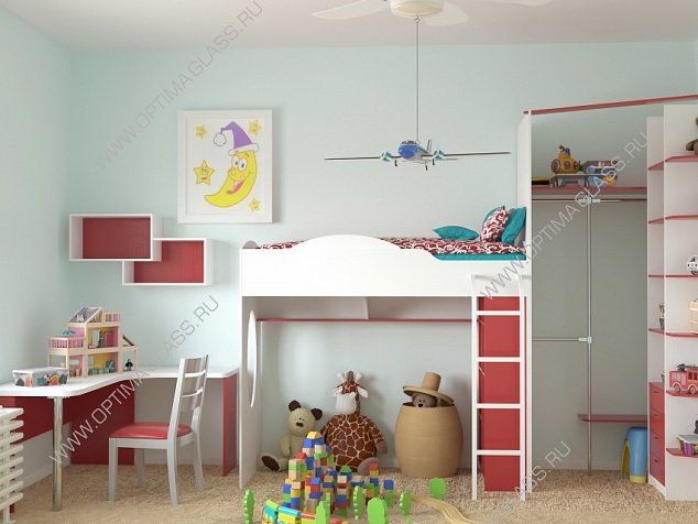 Детская комната с рабочим местом